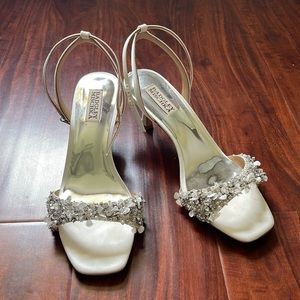 Badgley Mischka Kitten Heel - Bridal Shoes
